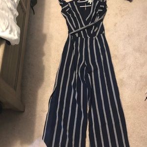 Women’s striped jumpsuit